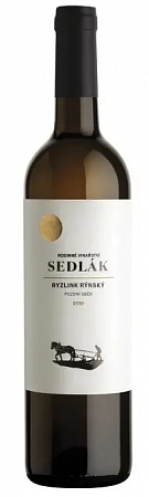Vinařství Sedlák Ryzlink rýnský, pozdní sběr