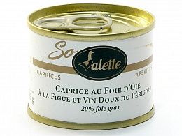 Goose liver with fig and sweet white wine (20% foie-gras)